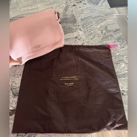 Kate Spade pink leather purse with duster bag - Picture 5 of 5